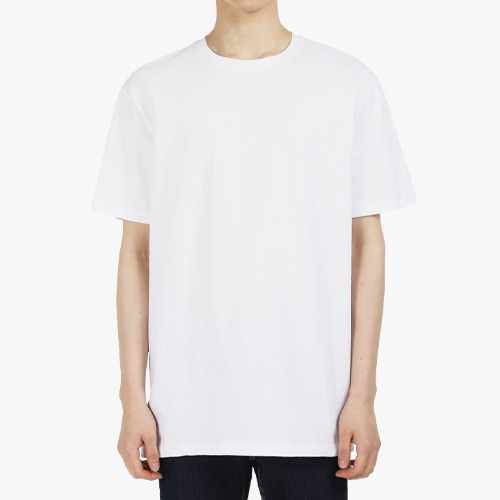 남성용 반팔 페퍼 루즈핏 레이어드 티셔츠 E01J2_tc3553